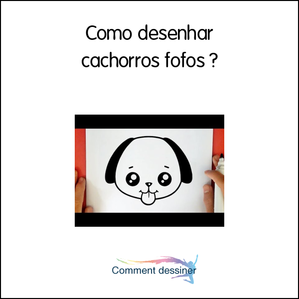 Como desenhar cachorros fofos